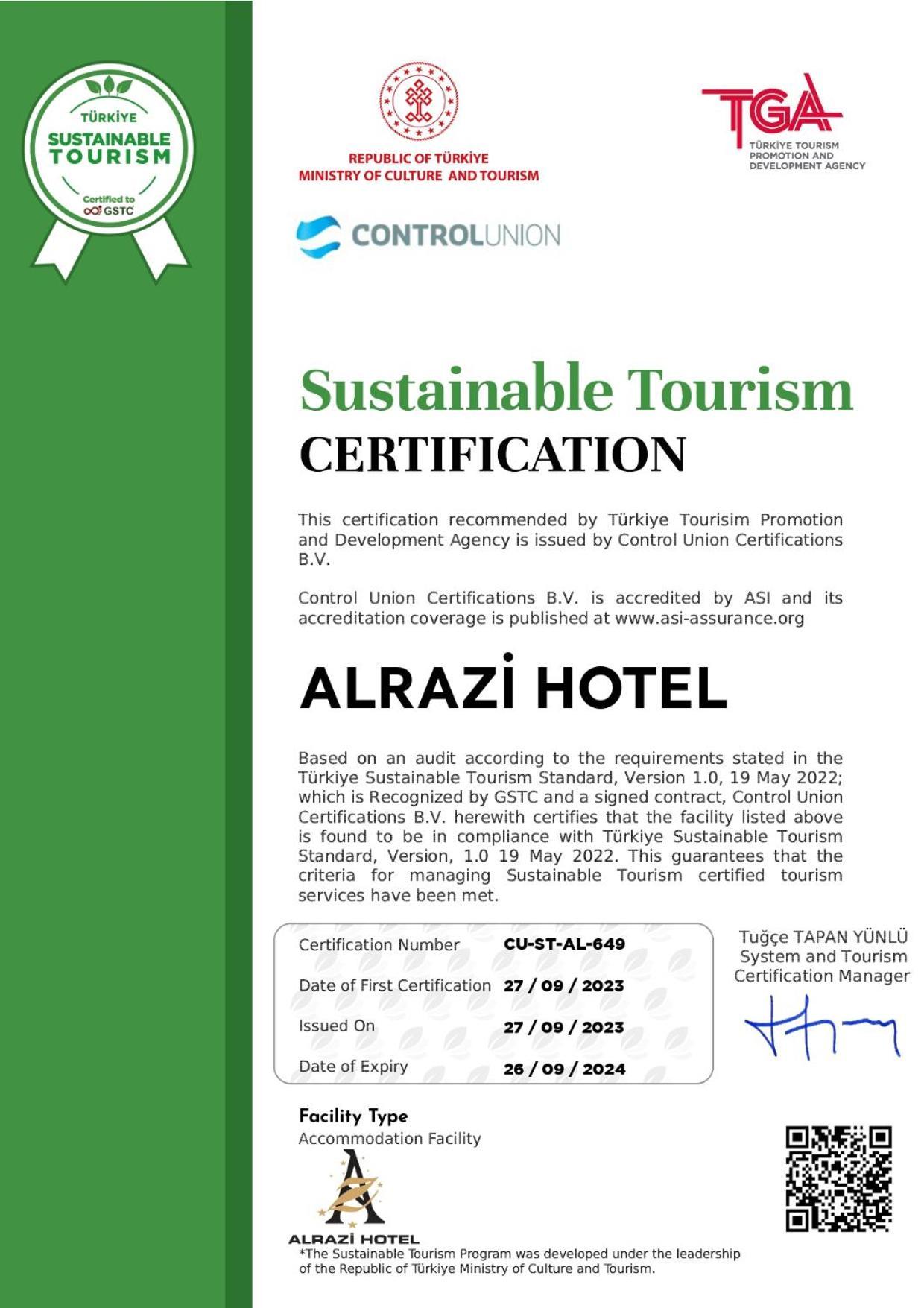 Alrazi Hotel Florya Istanbul Ngoại thất bức ảnh